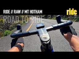 Mount Hotham RAW // cycling descent on-bike footage // Roads to Ride