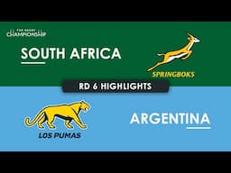 HIGHLIGHTS | SOUTH AFRICA v ARGENTINA | The Rugby Championship 2024