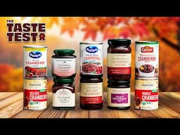 The Best and Worst Supermarket Cranberry Sauces | The Taste Test