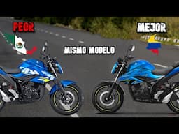 ¿Por que las motos de COLOMBIA son MEJORES que las de MEXICO?