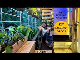 Small Balcony Makeover Magic | Asian Paints DIY Transformation | Balcony Decorating Ideas