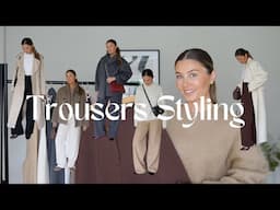 STYLING TROUSERS IN A/W | 5 TROUSER LOOKS | Amy Beth