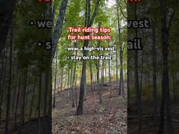 Tips for Trail Riding During Hunt Season