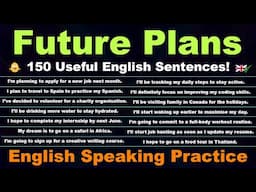 Future Plans in English: 100 Useful English Sentences!