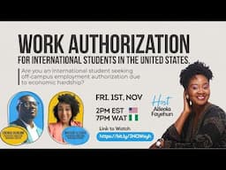 How To Get Work Authorization For International Students In The US