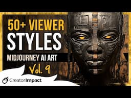 OVER 50 Midjourney Viewer ART STYLES: Volume 9