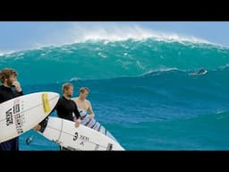 SURFING XXL SUNSET BEACH WITH JOHN JOHN FLORENCE