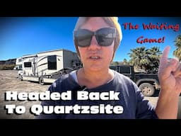 Leaving Mittry Lake & Making Our Way Back To Quartzsite - Off Grid RV Living Full Time