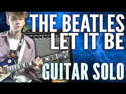 LET IT BE Guitar Solo | The Beatles Cover