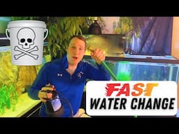 SUPER FAST Water Changes - 300 Gallons of Tank in Under 30 Minutes - Pet Turtle Owner's Dream