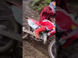 Drifting on a 2002 CR125