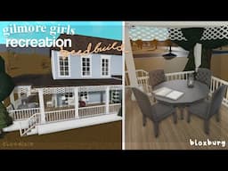 GILMORE GIRLS house in bloxburg + yap session | exterior | part 1