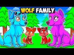 Having a WOLF FAMILY in Roblox!