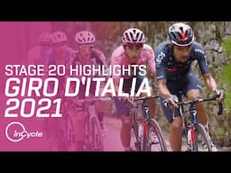 Giro d'Italia 2021 | Stage 20 Highlights | inCycle