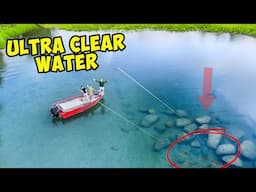 Fishing CRYSTAL CLEAR WATER For BIG FISH!