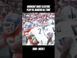 Broncos‘ most electric play vs. Raiders all time | #shorts #nfl #highlights