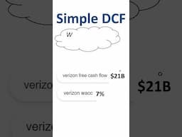 Simplest DCF possible