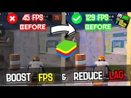 Bluestacks lag fix for low end pc | Free Fire, Bgmi, Cod lag fix | Bluestacks best settings | 2024