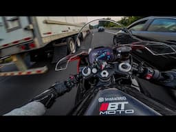 BMW S1000RR VS RUSH HOUR TRAFFIC