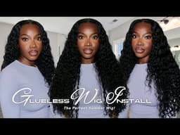 I am OBSESSED! 😍 fits so snug | The PERFECT water wave frontal wig for the SUMMER | Asteria Hair