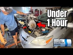 2010-2015 Toyota Prius Engine Removal | 3rd Gen Hybrid (WORLD’S FASTEST REMOVAL)