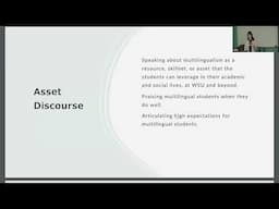 Deficit to Asset Discourse about Linguistic Diversity in the Classroom (Video 3 of 4)