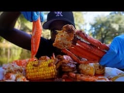 Viral IMITATION CRAB LEGS vs SNOW CRAB LEGS | SEAFOOD BOIL MUKBANG!