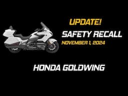 Your Honda Goldwing Engine Does Not Have To Be Removed! | Honda Safety Recall