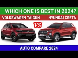 HYUNDAI CRETA VS VOLKSWAGEN TAIGUN 2024 - AUTO COMPARE 2024