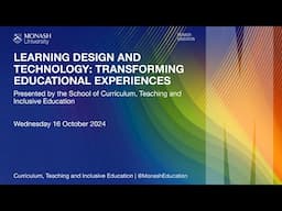 Learning Design and Technology: Transforming educational experiences