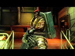 Resident Evil 5 HD Remastered PC Mod Gatling Gun Majini Zombie Boss Fight (Chris)