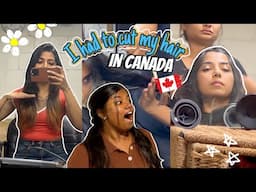 Vlog-4 I had to cut my hair in Canada 😔 + Yesoul G1 M Plus Bike