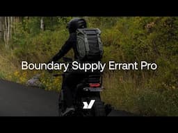 A backpack from the future?- Boundary Supply Errant Pro