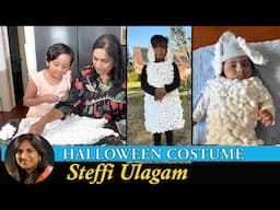 Making Halloween Costume Vlog in Tamil | Sheep Costume for Kids