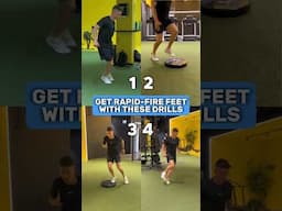 Get Rapid Fire Feet with These Drills #shorts