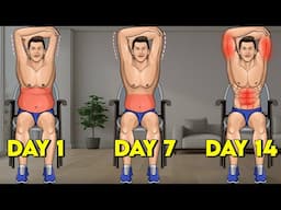 7 Chair Exercises For BIGGER ARMS & 6 Pack