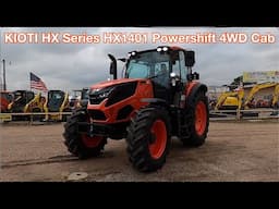 NEW KIOTI PRODUCT!!! KIOTI HX Series HX1401 Powershift 4WD Cab Tractor