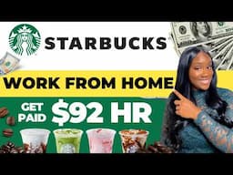 Starbucks is Hiring! Make Up To $3,680/WK | 5 Remote Jobs HIRING NOW! WFH Jobs