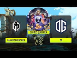 Dota2 - Gaimin Gladiators vs OG - ESL One - Bangkok: Western Europe Closed Qualifier