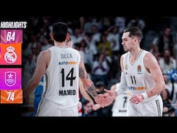 Real Madrid 64 - 74 Anadolu Efes | Jornada 10 EuroLeague