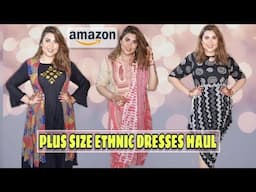 🤯 AMAZON PLUS SIZE STYLISH DESIGNER DRESSES HAUL| Titli Mukherjee