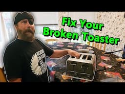 How To Fix Your Stuck or Broken Toaster - Easy Hack!