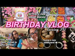 BIRTHDAY VLOG: SHOPPING, ARCADE, DINNER + I MET A GIRL WHOSE FAMILY RELOCATED TO THE GAMBIA TOO?! 🥹💗