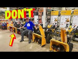 BEFORE YOU BUY A 2-STAGE GAS SNOWBLOWER AT HOME DEPOT IN 2024, WATCH THIS! (Avoid This One)