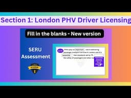 Section 1 Fill in the blank New version 2024  - SERU assessment-  #Seruassessment, #tfl, #phv, #seru