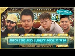 Wesley, Charles, Mariano, The King & Dylan Play HIGH STAKES $100/200! Commentary by Ryan Feldman