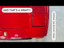 Ferrari 308 GTB Repaint pt 3! We’re done!!!