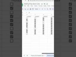 Google Sheets Tips: Freezing Header Rows & Columns for Easy Navigation #googlesheets #Headerrow