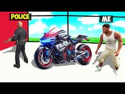 Stealing RARE POLICE SUPER BIKES in GTA 5!