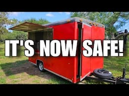 SAFE TO TOW! Concession Trailer Restoration Nearly Complete!